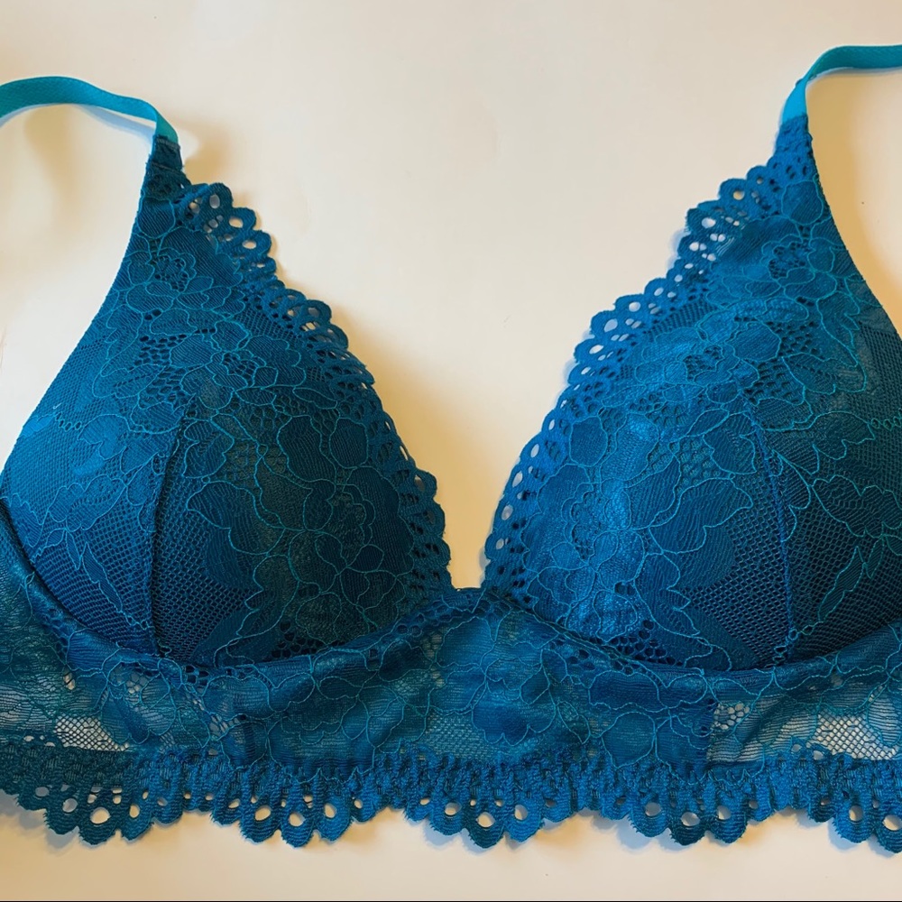 La Senza XS teal lace bra - Picture 5 of 10